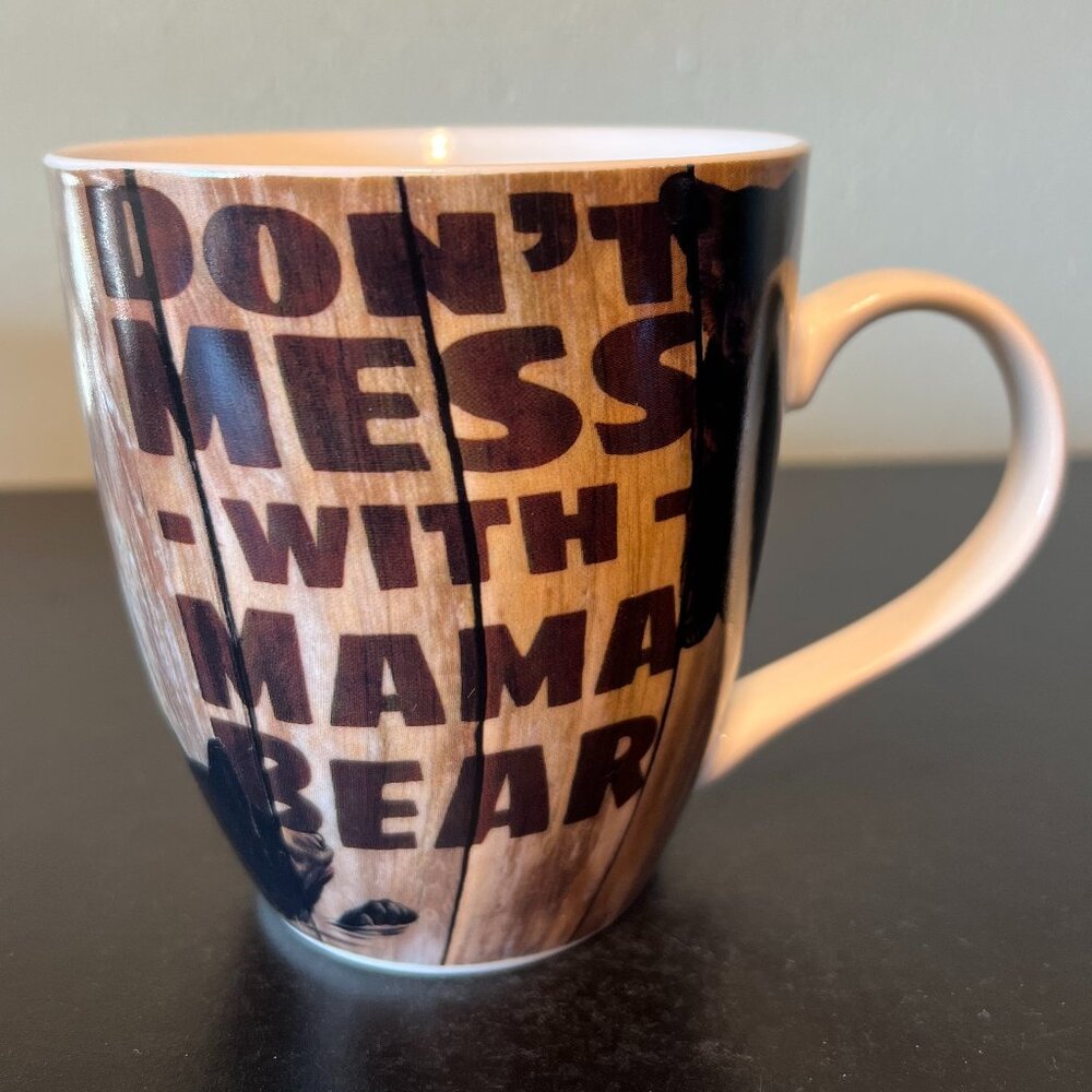 Pfaltzgraff DON’T MESS WITH MAMA BEAR Oversized Mug ~ Mother’s Day Gift